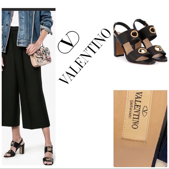 ‼️NEW‼️WOW VALENTINO GARAVANI EYELET EMBELLISHED SANDALS‼️‼️‼️🤩🤩 - Picture 16 of 16